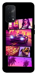 TPU чехол Demsky GTA vibes для Oppo A54 4G