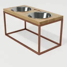 Hollky Base L — миски на підставці для середніх і великих собак (2 × 0,95 л) - мініатюра 4
