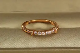 Кільце Xuping Jewelry Бампер р 15 золотисте