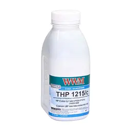 Тонер HP CLJ CP1215/CP1515/CM1312, 40г Cyan WWM (HP1215C)