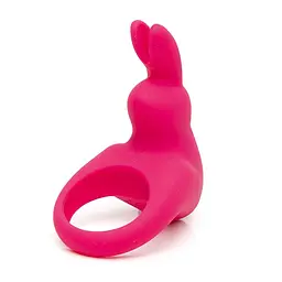 Ерекційне віброкільце Happy Rabbit Rechargeable Cock Ring, 6.7 см (рожевий)