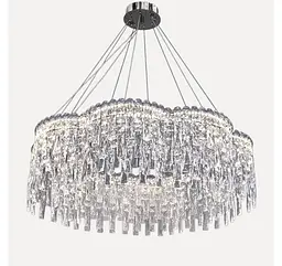 Підвісна світлодіодна кришталева люстра Artlight 8635/800CH, хром, 123 Вт, від 20-30 м² - мініатюра 6