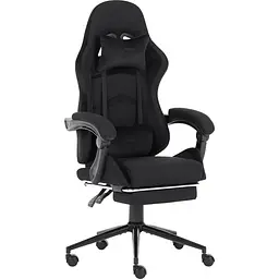 Геймерське крісло GT Racer чорне (X-2324 Fabric Black Suede) - мініатюра 8