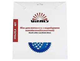 Ніж для мотокіс Vitals 40 зубців нержавіюча сталь синій (57253) - мініатюра 4