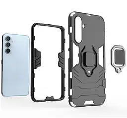 Чохол бампер Primolux Ring Armor для телефона Samsung Galaxy A54 5G (SMA546) Black - мініатюра 4