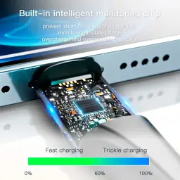 Дата кабель USB 2.0 AM to Lightning 1.0m 2.4A black Essager (EXCL-LS01) - мініатюра 4