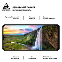 Скло захисне Armorstandart Pro OPPO A18 4G / A38 4G Black (ARM71040) - мініатюра 4