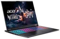 Ноутбук Acer Nitro 16S AI AN16S-61-R29L (NH.U06EU.002) Obsidian Black - мініатюра 2