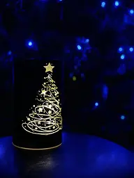 Світильник декоративний Luca Lighting Ялинка 15.9х15 см чорний (8720362197607_1) - мініатюра 3