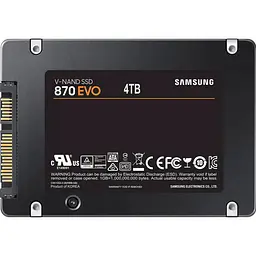 SSD накопичувач Samsung 870 EVO 4 TB (MZ-77E4T0BW) [100630] - мініатюра 5