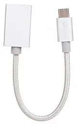 Кабель Miniso OTG Cable для Android 0.15m 2.1A Silver (0500020223)
