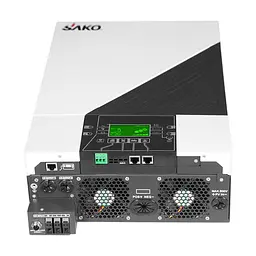 Автономний інвертор для сонячних панелей 4.2kW Sako SUNON IV 4.2KW/24V +120A MPPT, Off grid (42-00158) - мініатюра 5