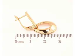 Сережки Xuping англійська застібка позолота 18K "Каплеподібні підвіски" 291521 - мініатюра 2