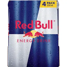 Энергетический напиток Red Bull 1 л (4 б. x 250 мл)