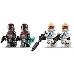 Конструктор LEGO Star Wars Бойовий комплект Облога Мандалора 116 деталей (75449) - мініатюра 4