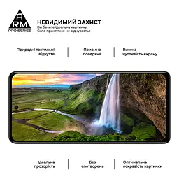 Захисне скло на TECNO Spark 20 Pro 4G (KJ6) з олеофобним покриттям, Pro, повне проклеювання, антистатичний і пиловідштовхуючий шар, 9H, самоклеючеся, 2.5D, на весь екран, антистатичний клей, ArmorStandart (ARM74387) - мініатюра 4
