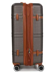 Валіза середня M ABS-пластик Worldline Airtex 629 67×45×27см 74л Коричнева - мініатюра 7