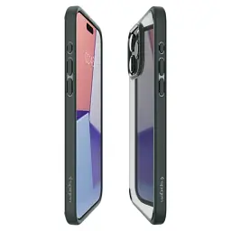 Прозорий чохол Spigen Ultra Hybrid Abyss Green для iPhone 15 Pro Max (ACS06574) - мініатюра 5