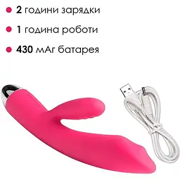 Вібратор-кролик Svakom Trysta Plum Red - мініатюра 4