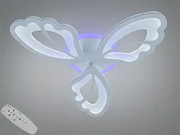 Люстра стельова LED біла 50Вт пульт 3 модулі