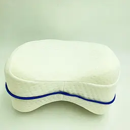 Ортопедична анатомічна подушка для ніг та колін з ефектом пам'яті LEG PILLOW біла - мініатюра 4