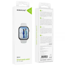 Смарт-годинник Borofone BD14 Smart sports watch (call version) Silver - мініатюра 3
