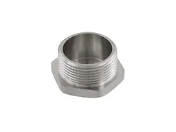Заглушка RAFTEC 1 1/4" латунь, РЗ, DN32, під пломбу, нікель, ZN04 - мініатюра 4