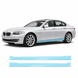 Антигравійна захисна бронеплівка за лекалами для BMW 5 Series F10 2010-2013 - нижня зона кузова та пороги