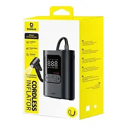 Автомобільний насос - акумуляторний компресор Baseus GoTrip VA1 Pro (C01197) - мініатюра 3