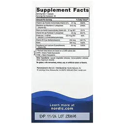 Комплекс вітамінів групи В Nordic Naturals 45 капсул - мініатюра 3