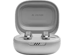 Навушники TWS (повністю бездротові) JBL Live Flex Silver (LIVEFLEXSVR) - мініатюра 4