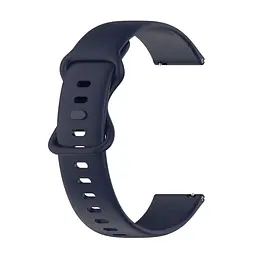 Ремінець силіконовий для смарт-годинника BeWatch Samsung універсальний 22 мм Темно-синій (102N3L06.1) - мініатюра 2