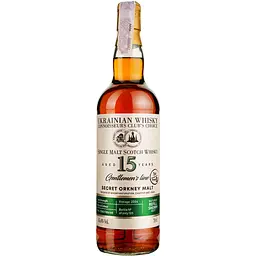 Віскі Secret Orkney 15 Years Old Refill Sherry Single Malt Scotch Whisky, у подарунковій упаковці, 55,4%, 0,7 л - мініатюра 2