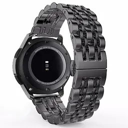 Ремінець BeWatch Classic сталевий Link Xtra для Samsung Gear S3 Black (1021401) - мініатюра 2