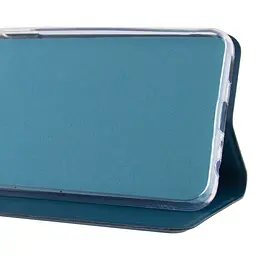 Шкіряний чохол-книжка GETMAN Elegant (PU) для Motorola Moto G32 Синій - мініатюра 4