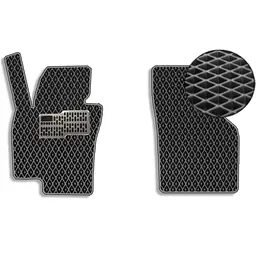Килимки в салон передні EVA для Volkswagen Tiguan I 2007-2015 (Металевий підп'ятник) 2 шт