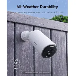 IP-камера відеоспостереження Baseus Security B1 Outdoor Camera 2K S0SV002130 White - мініатюра 5