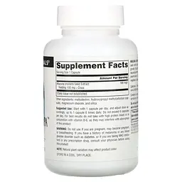 Інші екстракти Mucuna Dopa 100 mg 60 caps Source Naturals vit0005874 - мініатюра 2