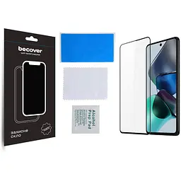 Захисне скло BeCover для Motorola Moto E32s Black (709733) - мініатюра 2