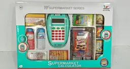 Ігровий набір касовий термінал та калькулятор Supermarket series (1611NK)