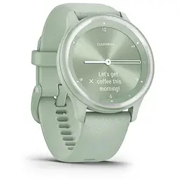 Годинник Garmin Vivomove Sport Cool Mint Case та Silicone Band with Silver Accents - мініатюра 2