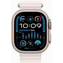 Смарт-годинник Apple Watch Ultra 2 49mm Titanium Case with White Ocean Band (MREJ3) [92630] - мініатюра 2