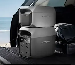 Зарядна станція EcoFlow Delta 3 (1024 Вт·год) 1800 Вт екофлоу x-boost 2700Вт(всплеск), швидка зарядка з перехідником під євро-вилку - мініатюра 4
