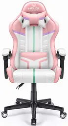 Комп'ютерне крісло Hell's Chair HC-1004 Rainbow PINK - мініатюра 2