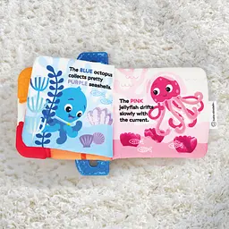 Іграшка-книжка м'яка розвиваюча Baby Einstein Shades of the Sea - мініатюра 9