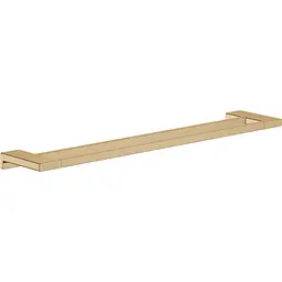 Тримач для рушників подвійний Hansgrohe AddStoris 62.6/64.8 x 12.4 см Brushed Bronze 41743140 бронза