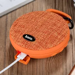 Колонка бездротової Bluetooth HOCO BS7 Mobu Sport Оранжева - мініатюра 4