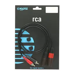 Готовий аудіокабель 2xRCA — 2xXLR Male KLOTZ AT-CM0300 3м - мініатюра 2