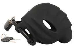 Чоловічий пояс вірності Black Velvets Cock Ball Cage 10 см чорний - мініатюра 4