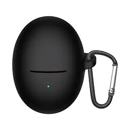 Силіконовий чохол для навушників JBL FreeBuds 5, Hang Case, чорний, ультратонкий захисний кейс товщиною 2 мм, захист від подряпин, пилу та ударів, компактний, з карабіном для кріплення, ArmorStandart (ARM80459)